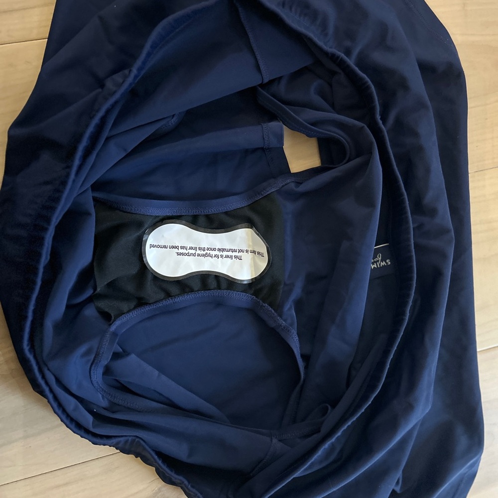 NWOT Swimsuits For All Skirt With Attached Bottoms Navy - Picture 6 of 8